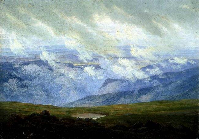 Caspar David Friedrich Drifting Clouds oil painting image